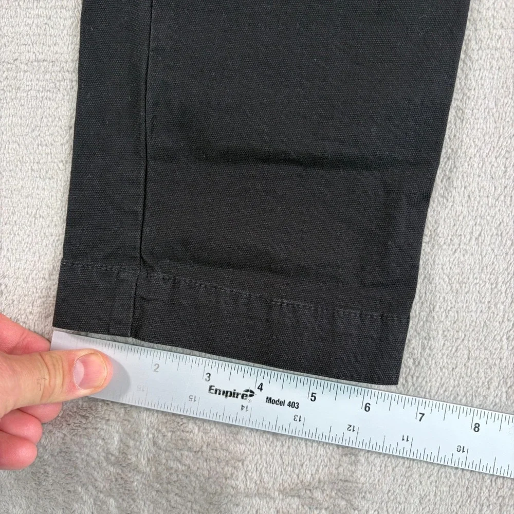 James Perse Cotton Canvas Utility‎ Pant in Black Men Actual 34x31 (Tag 30) $295